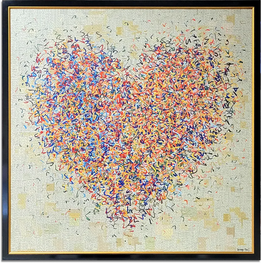 Framed artwork — a completed project by Madam Miter