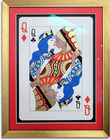 Framed artwork — a completed project by Madam Miter